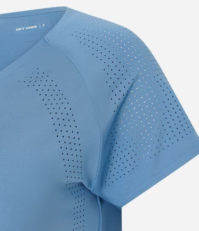 Remera Deportiva en Microfibra con Laterales Perforadas 2