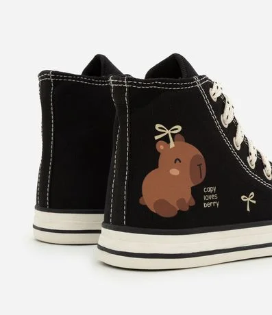 Championes Infantil Abotinado con Estampa de Carpincho – Talle 28 a 34 2