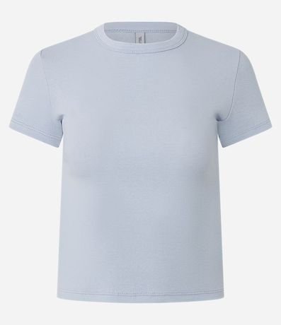 Blusa Alargada Ajustada en Rib 4