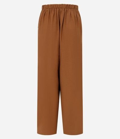Pantalón Wide Leg Sastre con Lazo 8