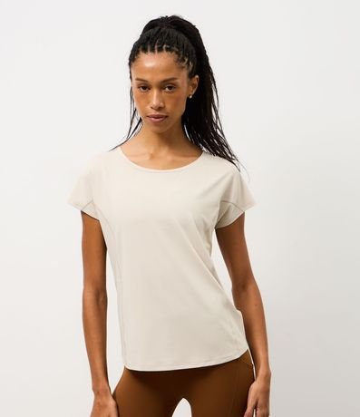 Remera Deportiva en Microfibra Texturizada