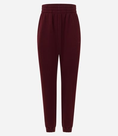 Pantalón Jogger Deportiva en Algodón con Recortes Canelados 6