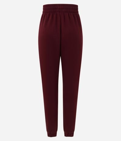 Pantalón Jogger Deportiva en Algodón con Recortes Canelados 7