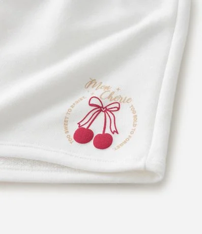 Short Infantil en Algodón con Estampa Cerejinha - Talle 5 a 14 años 4
