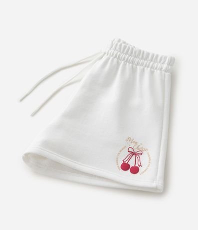 Short Infantil en Algodón con Estampa Cerejinha - Talle 5 a 14 años 6