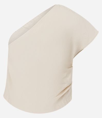 Blusa Hombro Único con Acabado en Twill 6