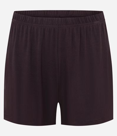 Pijama Corto con Blusa y Short con Encaje 7