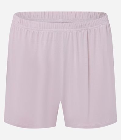 Pijama Corto con Blusa y Short con Encaje 5