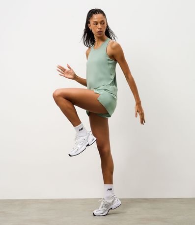 Musculosa Nadador Deportiva en Microfibra con Textura 2