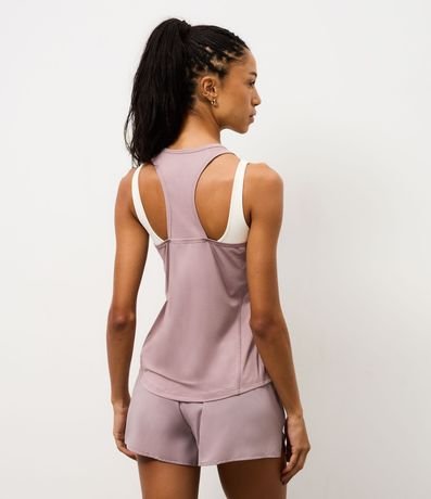 Musculosa Nadador Deportiva en Microfibra con Textura 4
