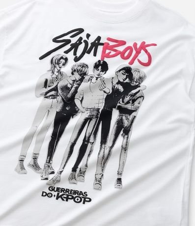 Remera Infantil con Estampa Saja Boys Guerreras do K-Pop – Talle 5 A 16 años 4