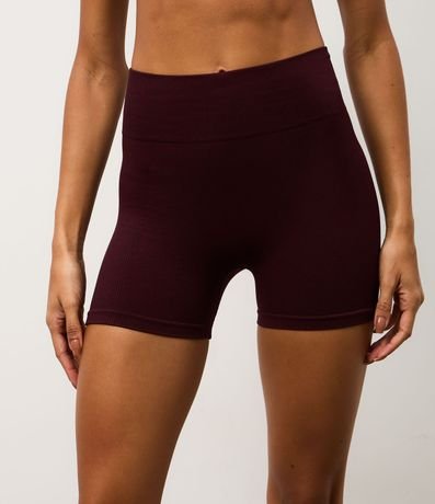 Bermuda Deportiva en Poliamida Seamless con Lateral Acanalada 2