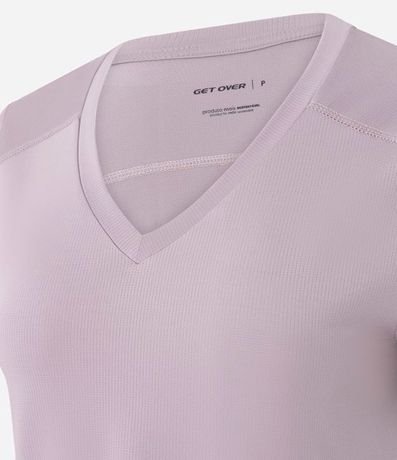 Remera Deportiva en Microfibra Agujerada con Bajo Mullet 2