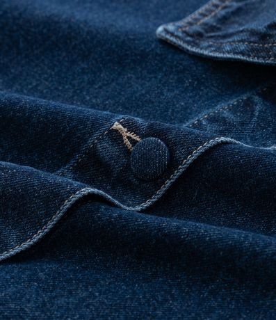 Campera Infantil Bomber en Jeans con Bolsillos Delanteros – Talle 5 a 14 años 4