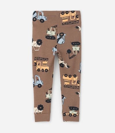 Pijama Infantil con Estampado de Tractores – Talle 1 a 6 años 5