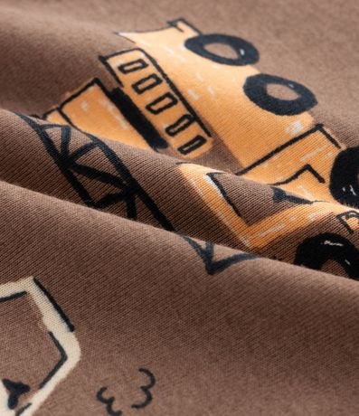 Pijama Infantil con Estampado de Tractores – Talle 1 a 6 años 6