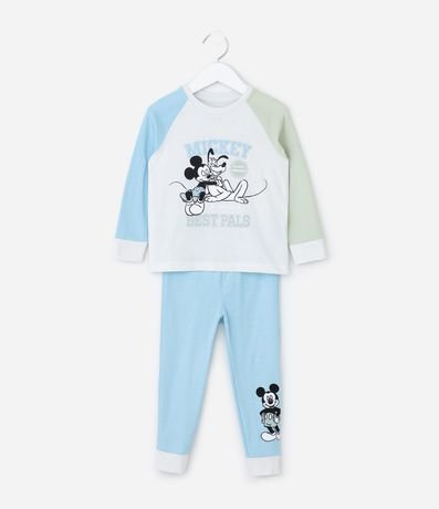 Pijama Infantil con Estampado Mickey y Pluto – Talle 1 a 4 años