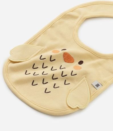 Babador Infantil en Algodón con Aplicación Pollito 3D – Talle U 3