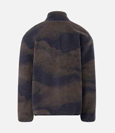 Campera Camuflada con Bolsillo Contrastante 5