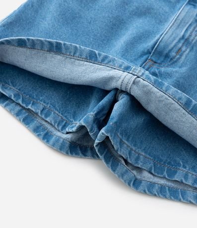 Short Pollera Infantil en Jeans con Colgantes Metálicos – Talle 7 a 16 años 5