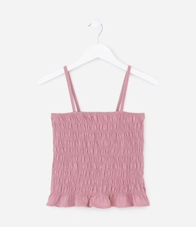 Blusa Infantil con Asas y Detalle de Lástex – Talle 7 a 16 años