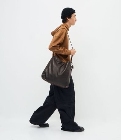 Cartera Shopper en PU Liso con Correa de Hombro 2