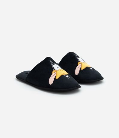 Pantuflas Masculinas Tipo Chinelo con Estampa del Pato Lucas 3