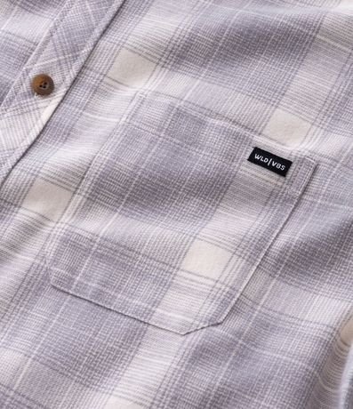 Camisa Comfort Manga Larga en Franela de Cuadros 6