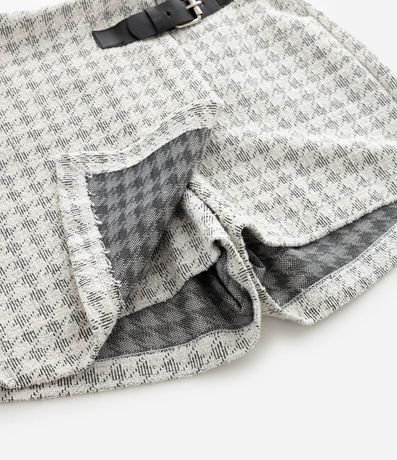 Short Pollera Infantil en Tweed con Hebilla Lateral – Talle 5 a 14 años 6