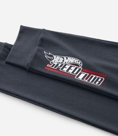 Pijama Largo Infantil en Algodón con Estampado Hotwheels - Talle 7 a 14 años 8