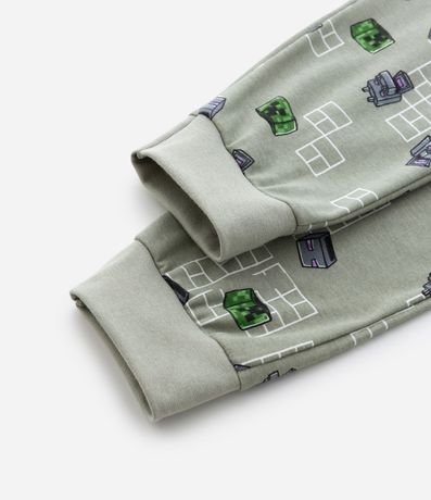 Pijama Infantil con Estampado Minecraft  – Talle 5 a 14 años 6