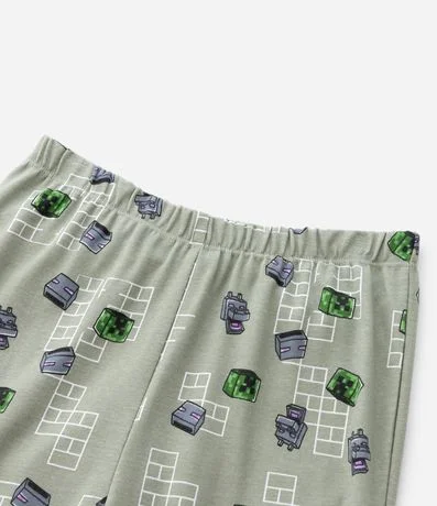 Pijama Infantil con Estampado Minecraft  – Talle 5 a 14 años 7