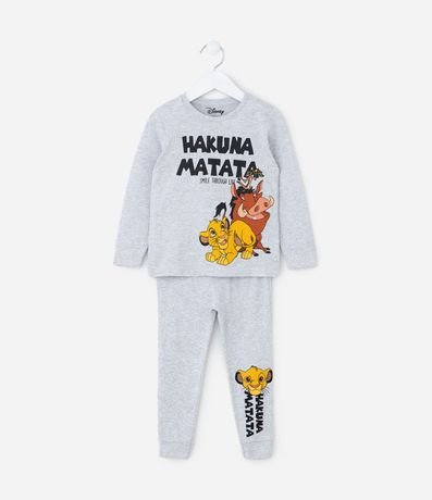 Pijama Infantil Largo con Estampa del Rey León – Talle 1 a 4 años