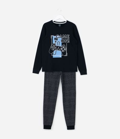 Pijama Infantil con Estampa de PlayStation – Talle 7 a 16 años 1