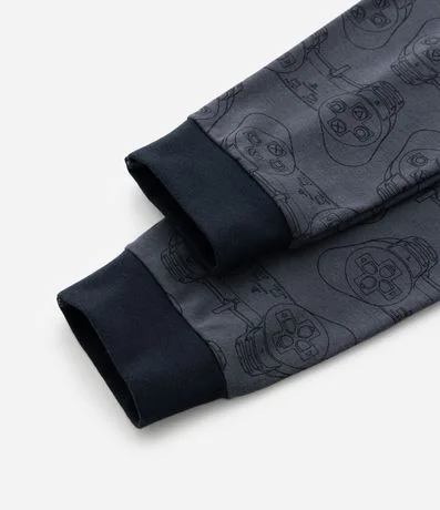 Pijama Infantil con Estampa de PlayStation – Talle 7 a 16 años 7