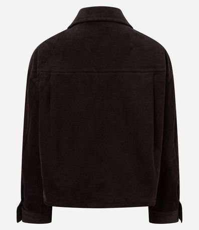 Campera en Terciopelo con Abotonado Delantero 7