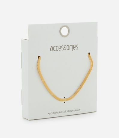 Collar Acero Inoxidable a Prueba de Agua con Detalle de Estrellas Grabadas 3