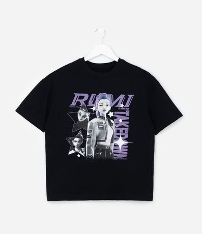 Remera Infantil con Estampado da Rumi Guerreiras de K-pop – Talle 5 a 16 1