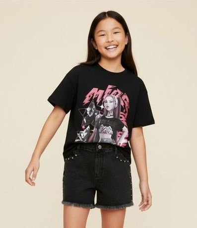 Remera Infantil con Estampado Mira Guerreras del K-pop – Talle 5 a 16 1
