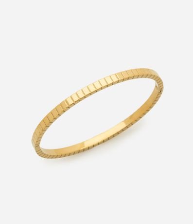 Pulsera Acero Inoxidable a Prueba de Agua con Textura Acanalada