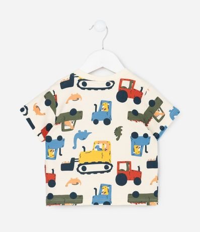 Conjunto Infantil con Estampado de Camiones – Talle RN a 18 Meses 3