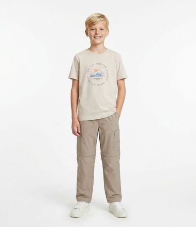 Remera Infantil con Estampa de Montaña – Talle 5 a 14 años