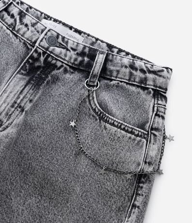 Pantalón Infantil Slouchy en Jeans con Cadena de Estrellas – Talle 7 a 16 años 6