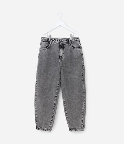 Pantalón Infantil Slouchy en Jeans con Cadena de Estrellas – Talle 7 a 16 años 2