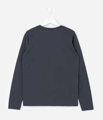 Remera Infantil con Estampa Rayada – Talle 5 a 14 años 2