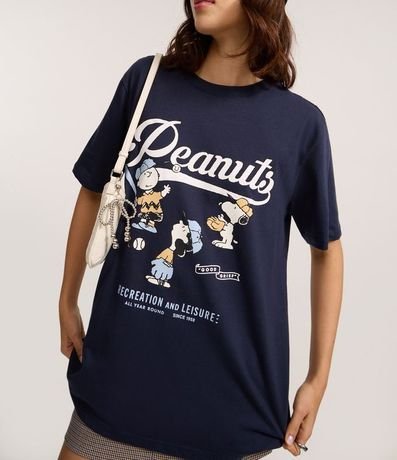 Remera en Algodón con Estampa Snoopy Peanuts 3