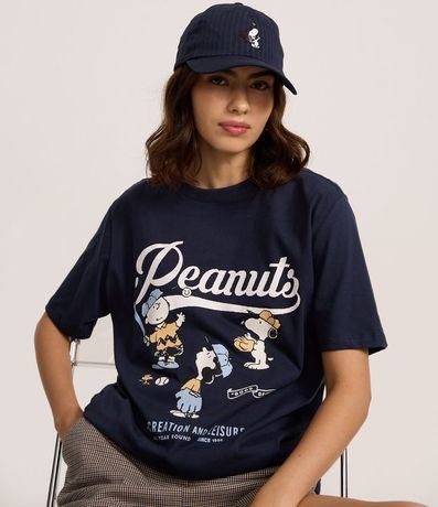Remera en Algodón con Estampa Snoopy Peanuts 4