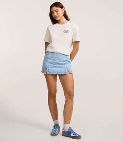 Remera Manga Corta con Estampa de Oso de Goma 2