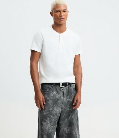 Remera Muscle en Algodón con Textura