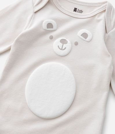 Body Infantil con Estampado Cara de Oso – Talle 0 a 18 Meses 7